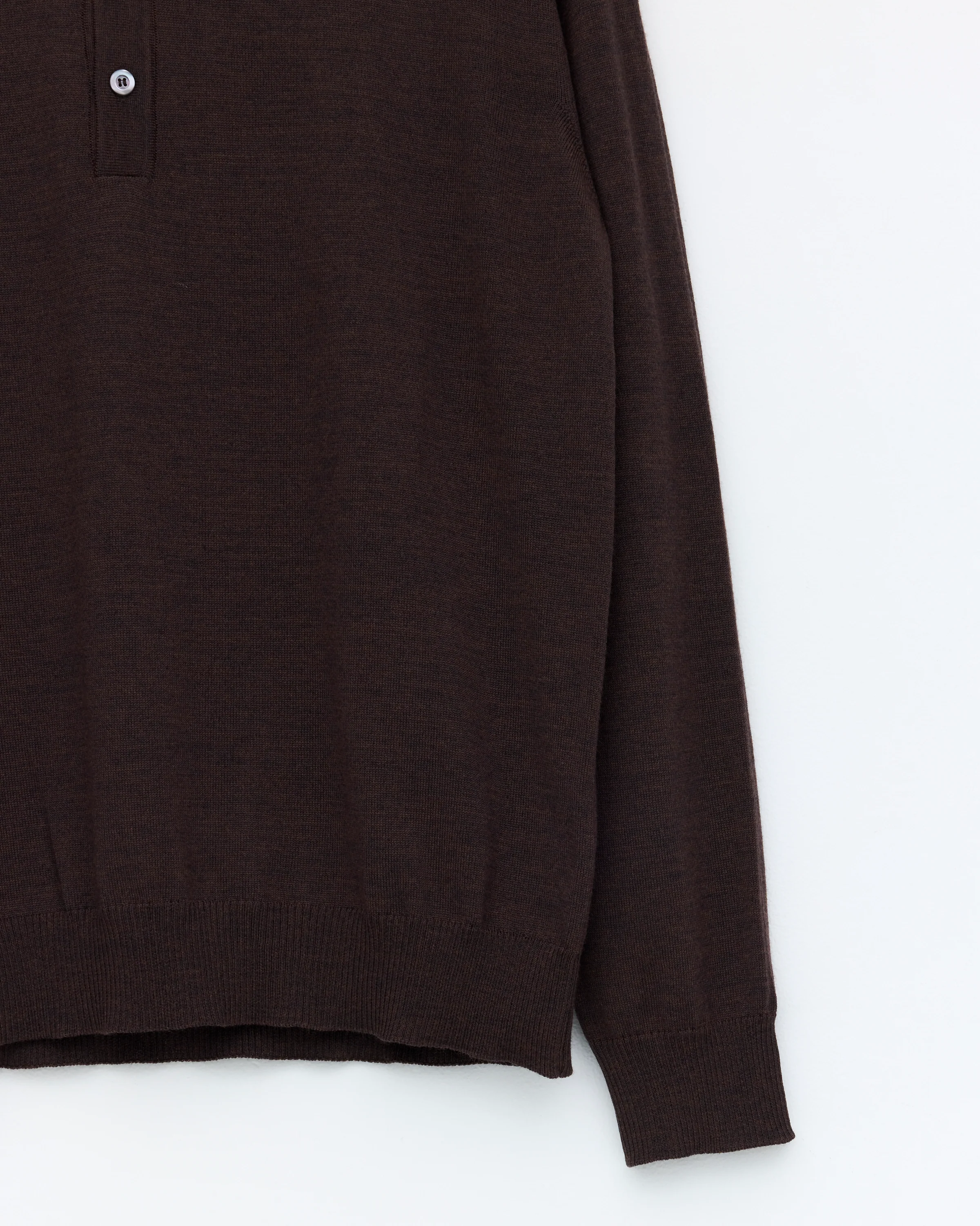 Polo Shirt 2.0, Brown Melange - Image 3