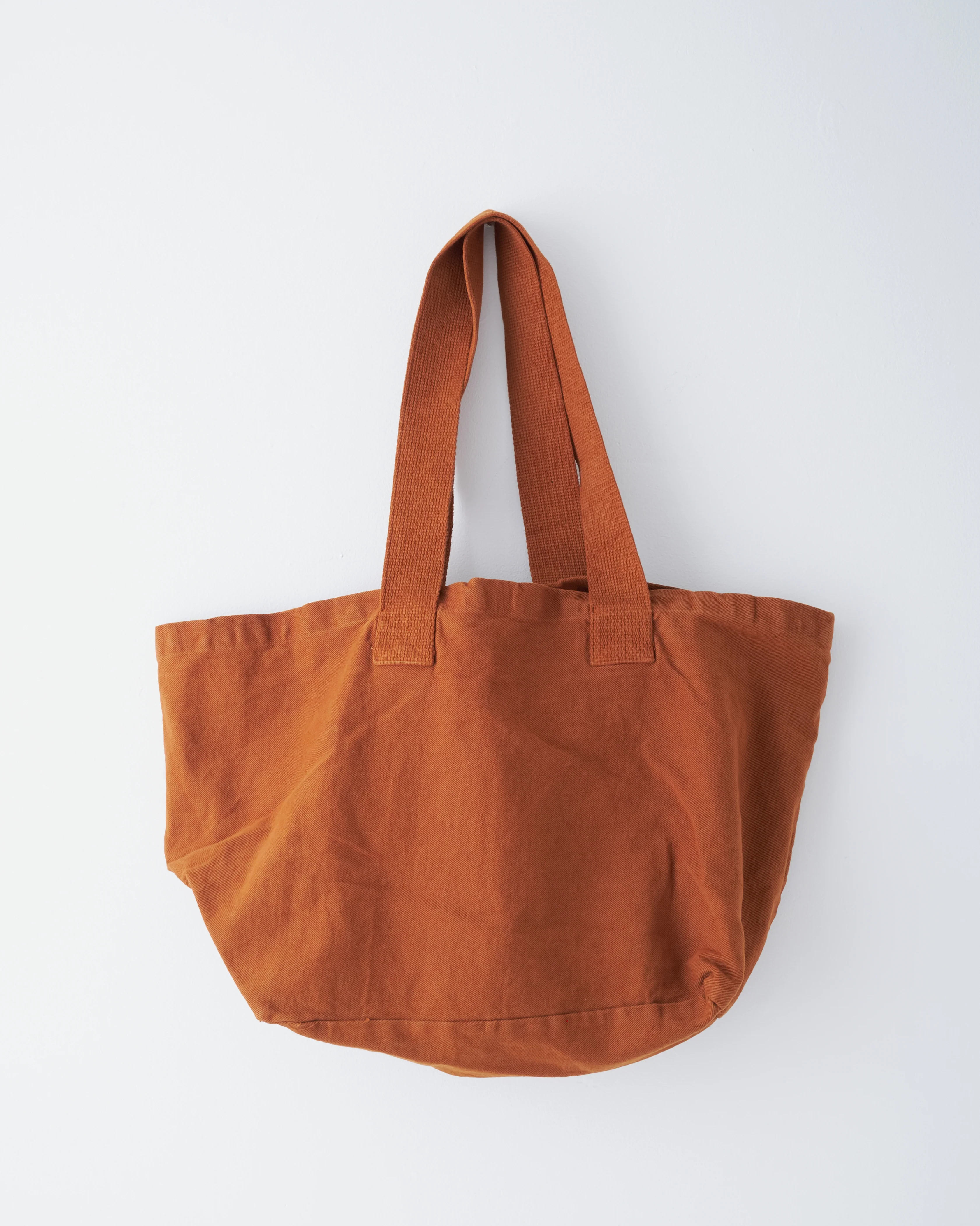 Burnt Orange Cotton Tote Bag - Image 3