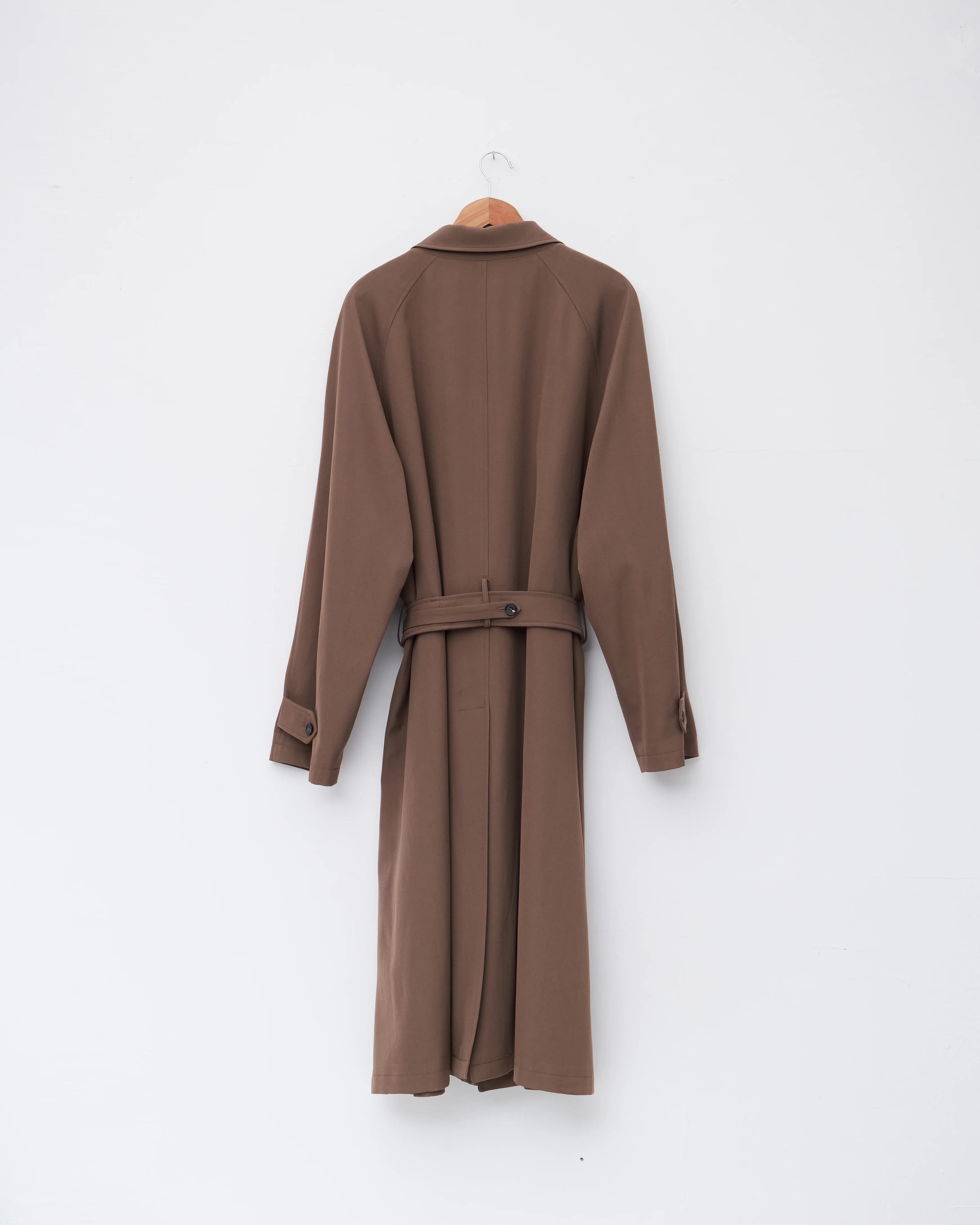 Raglan Trench Coat, Dark Sage - Image 3