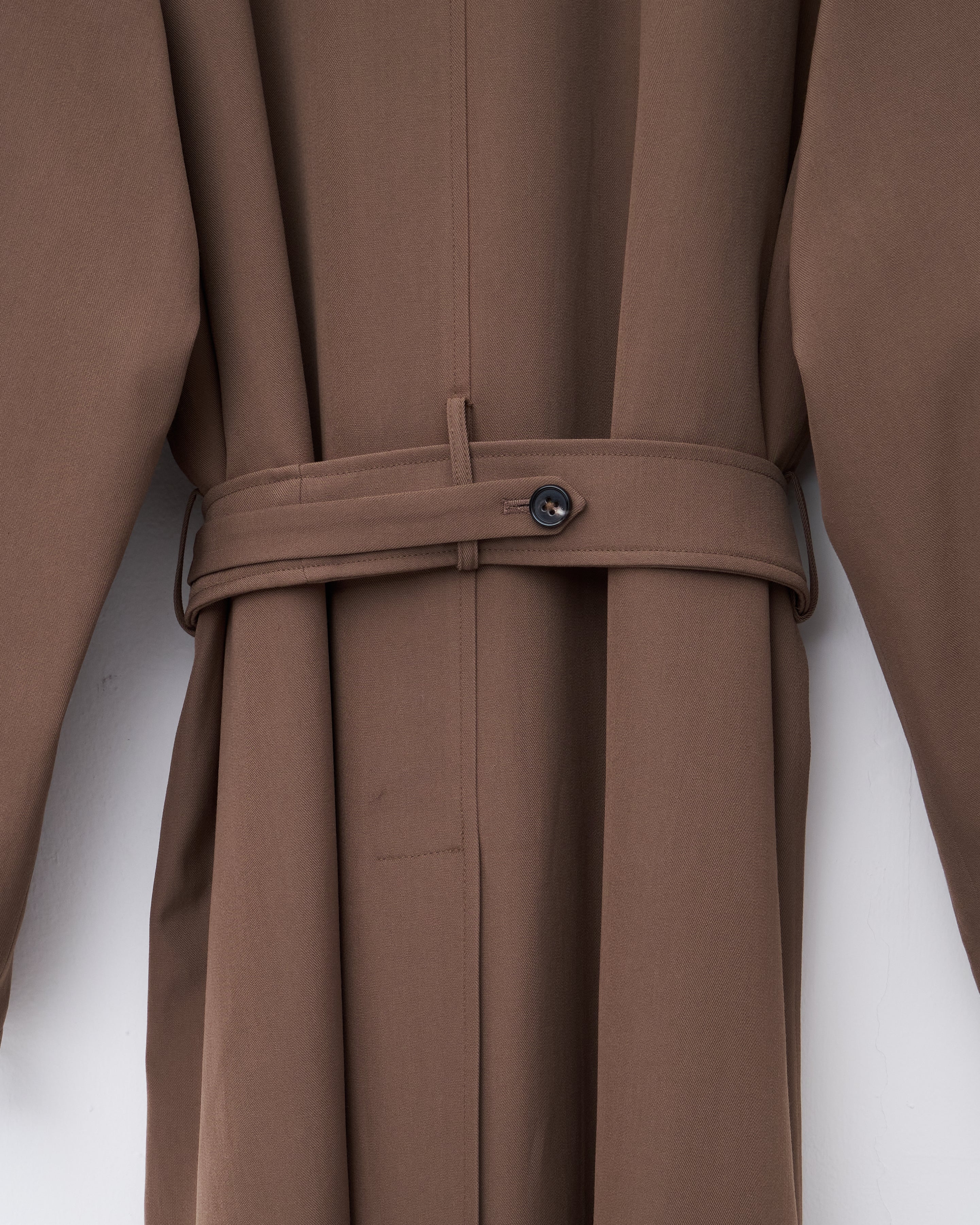 Raglan Trench Coat, Dark Sage - Image 4