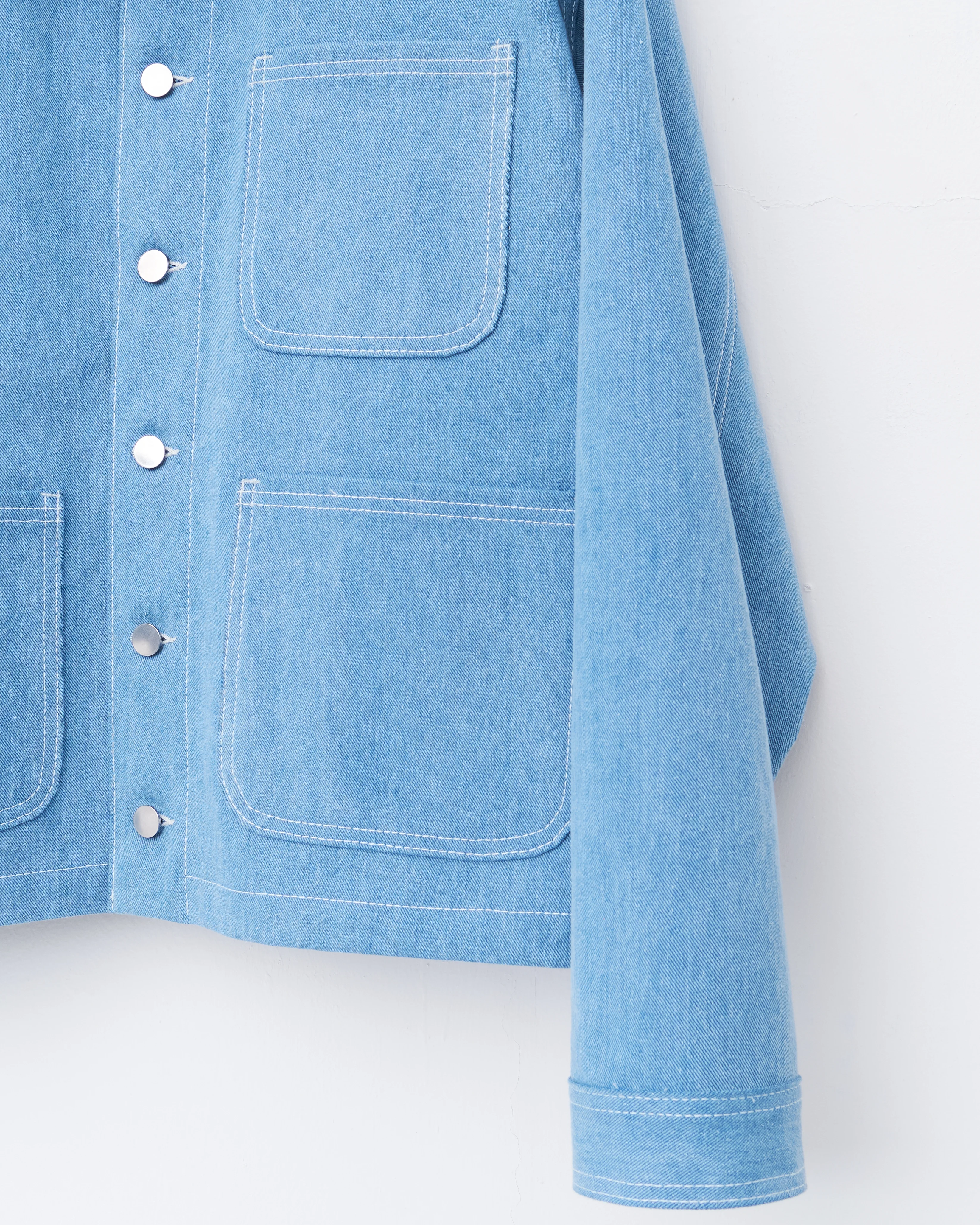 Steam Jacket, Denim Sky Blue - Image 3