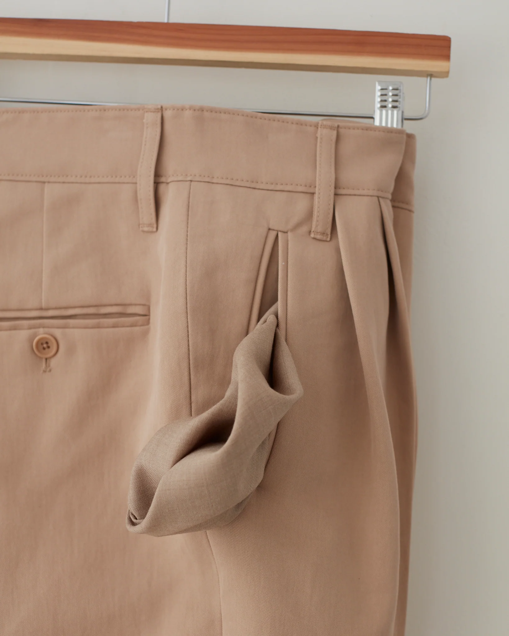 Cotton/Silk Pleat Pants - Image 6