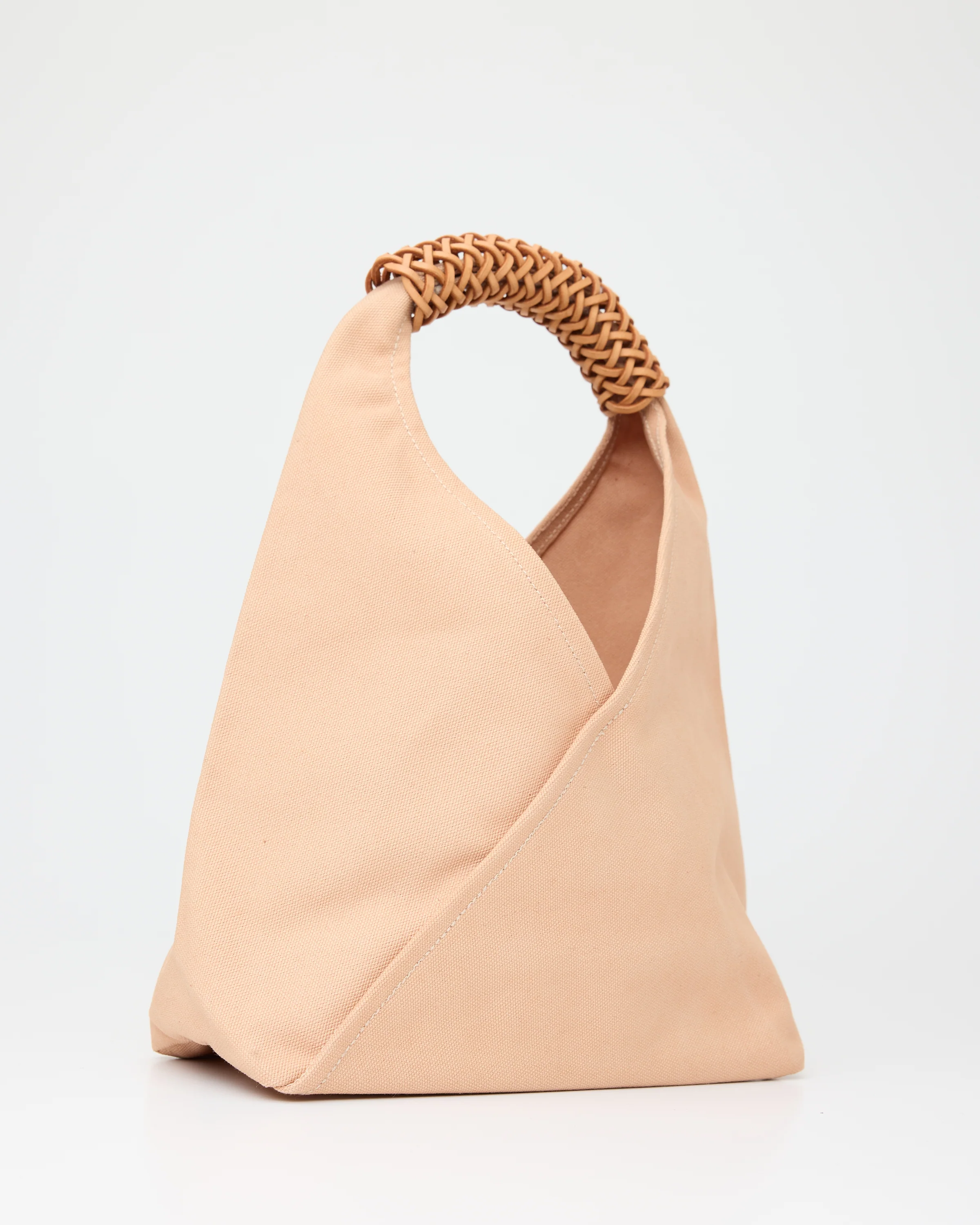 Woven Triangle Bag 36, Pink - Image 3