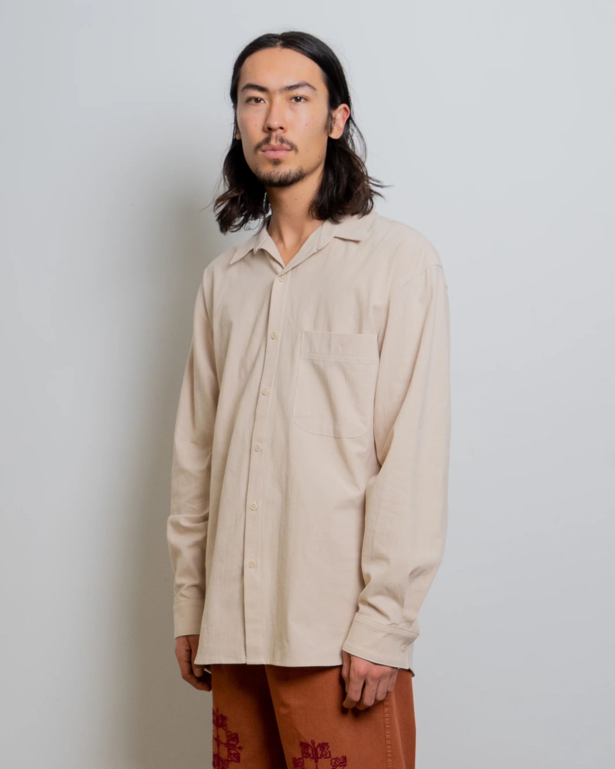 Cotton Gauze Button Down Shirt - Image 4
