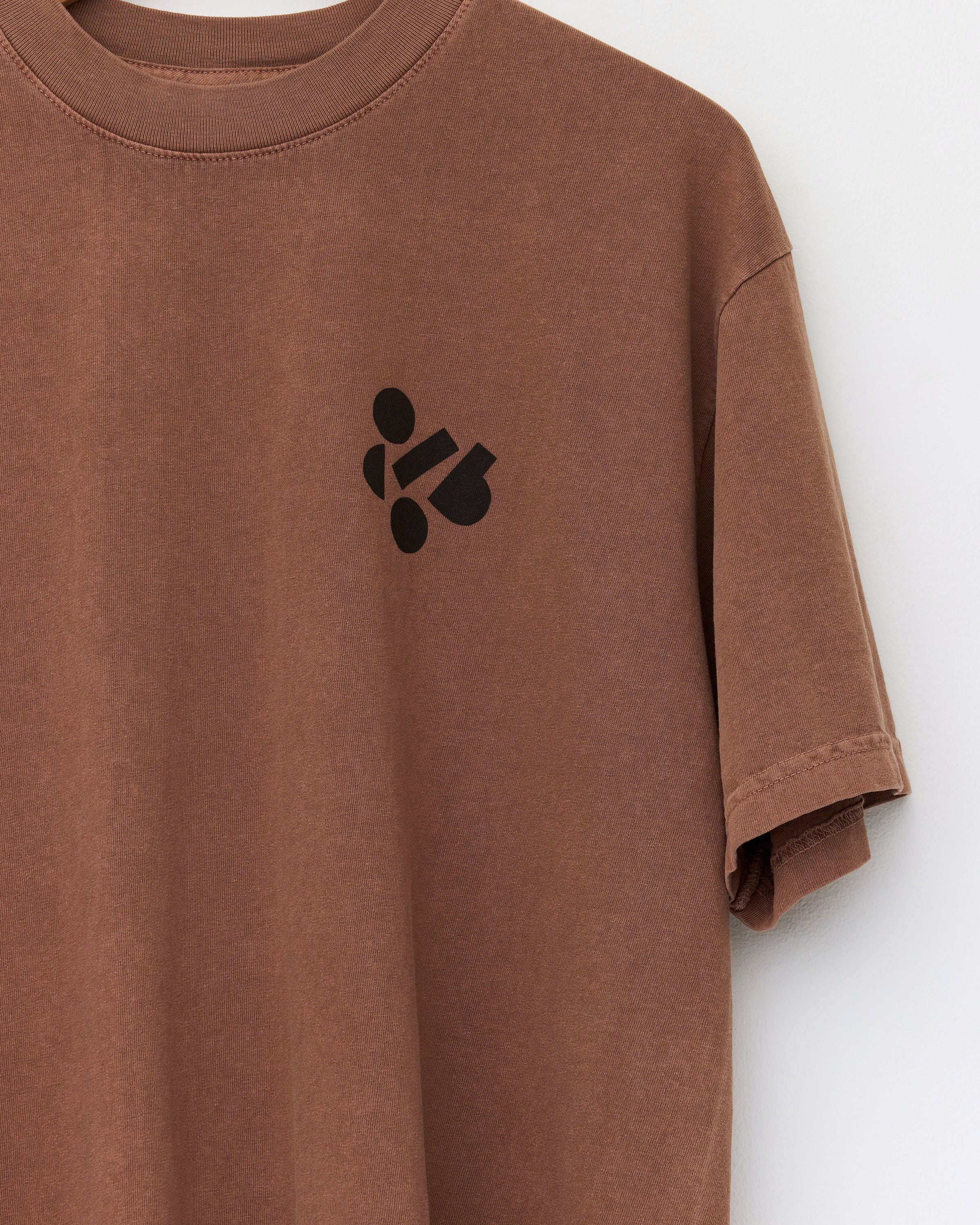 Shapes Logo T, Brown - Image 3