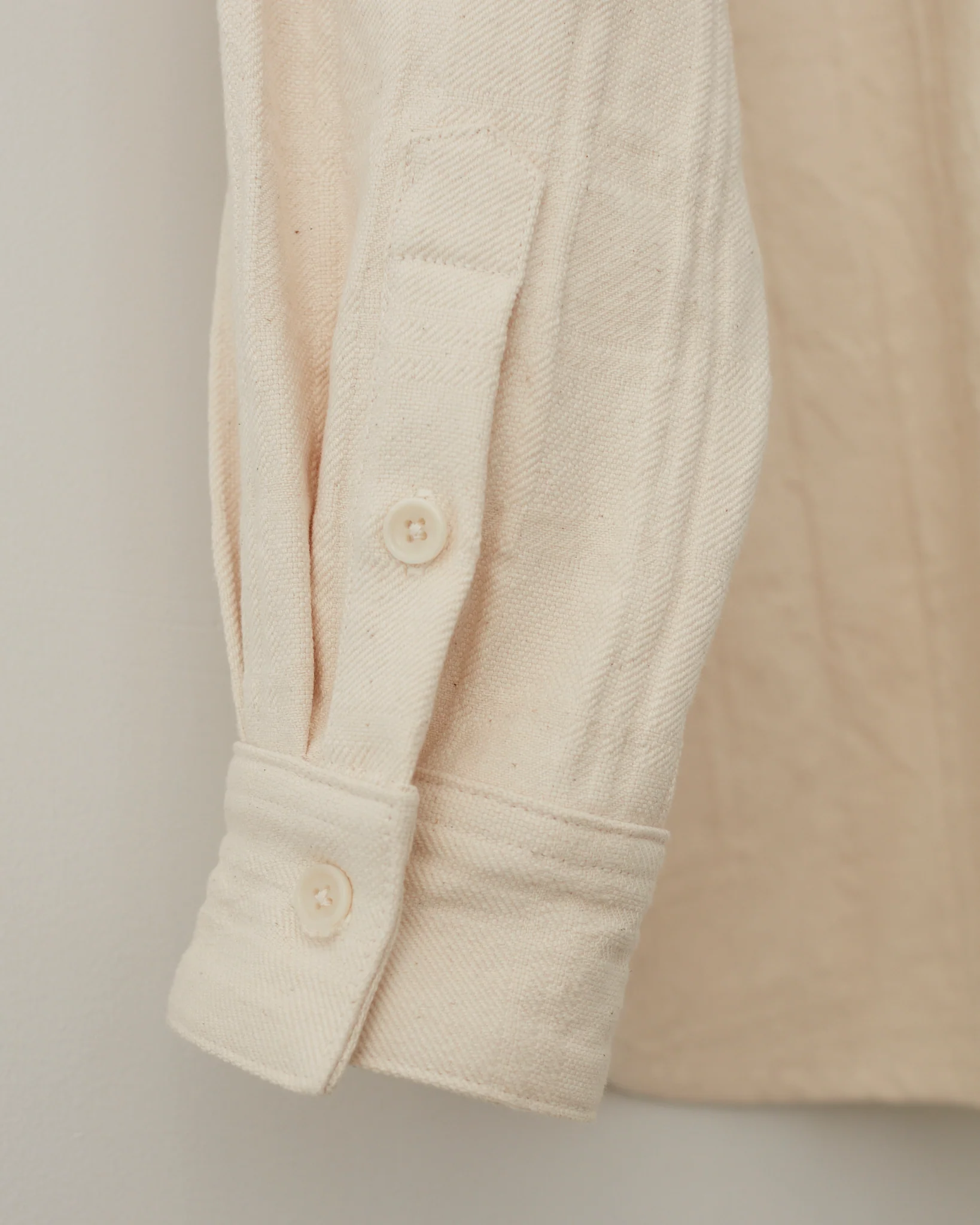 Tonal Plaid Yagi Over-Shirt - Natural - Image 3