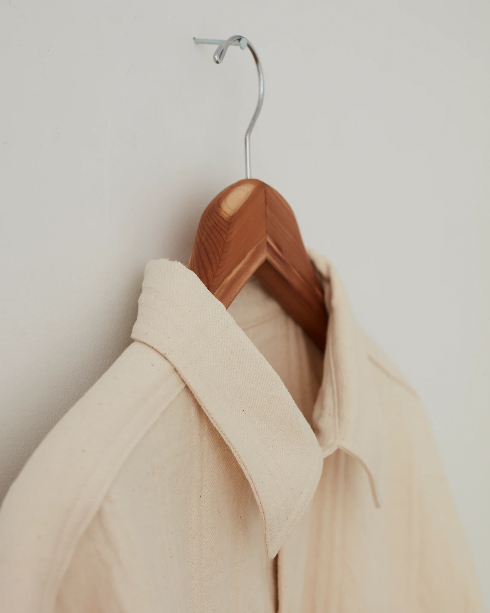 Tonal Plaid Yagi Over-Shirt - Natural - Image 9