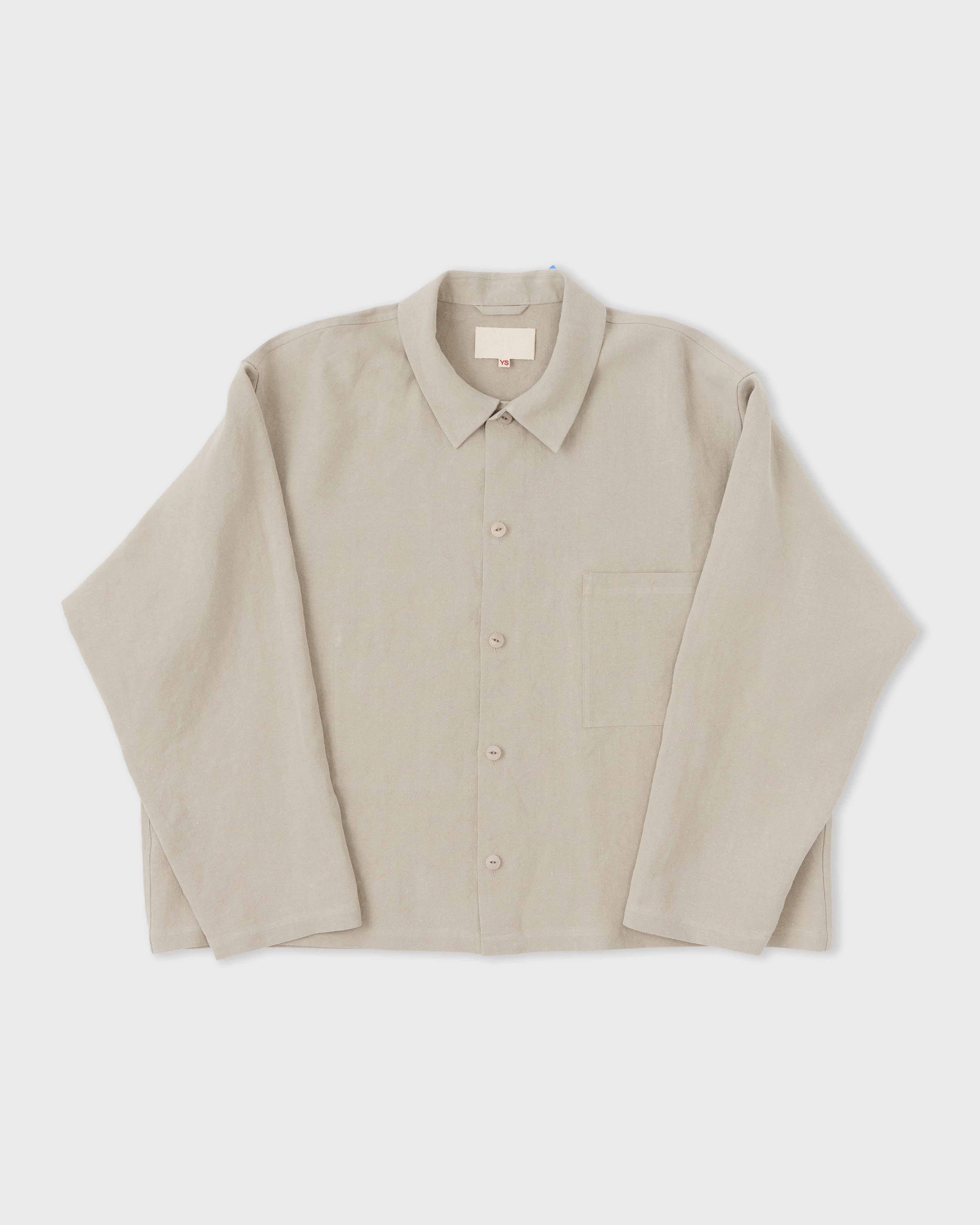 Work Blouse, Beige - Image 3
