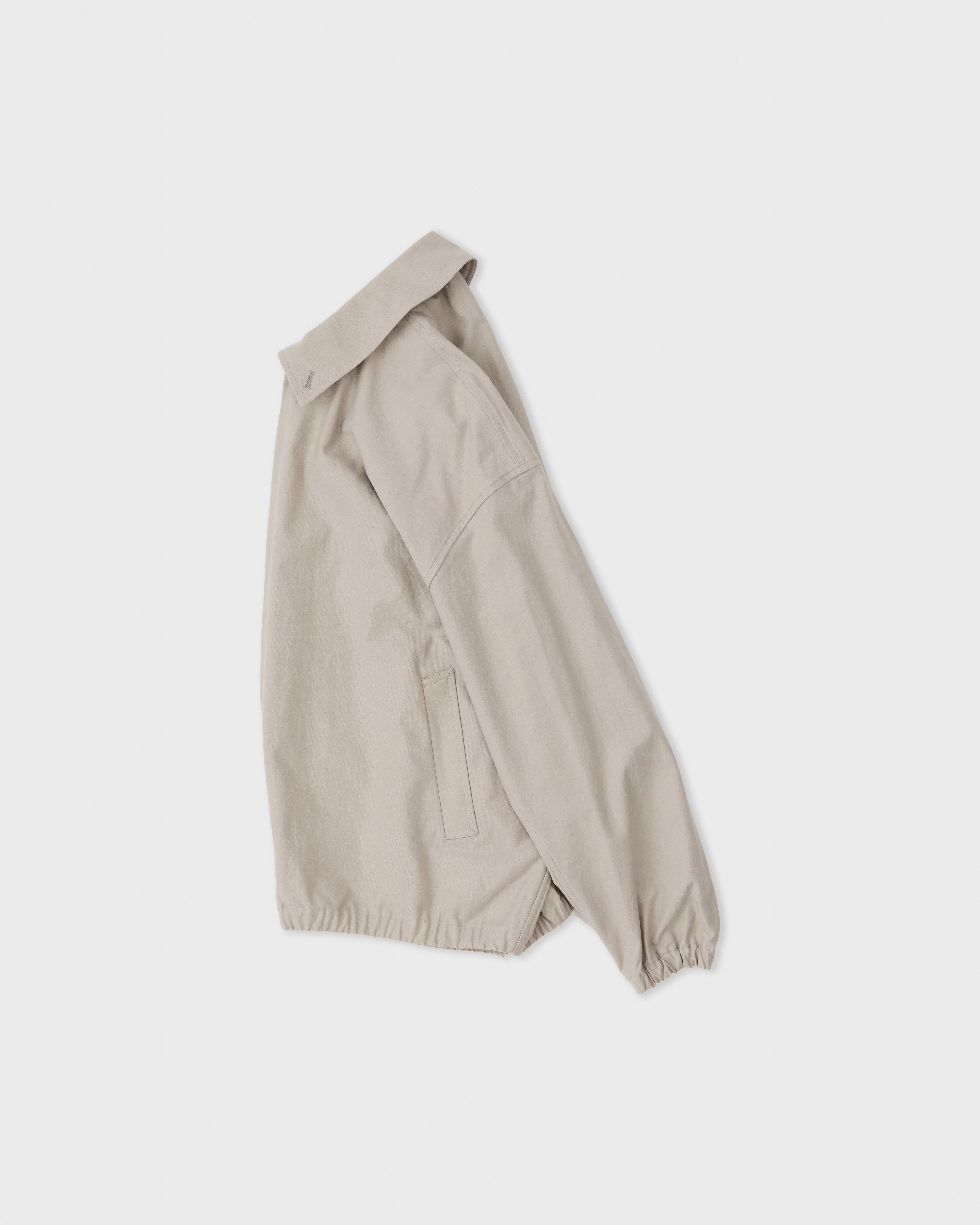 Zip Blouson, Beige - Image 3